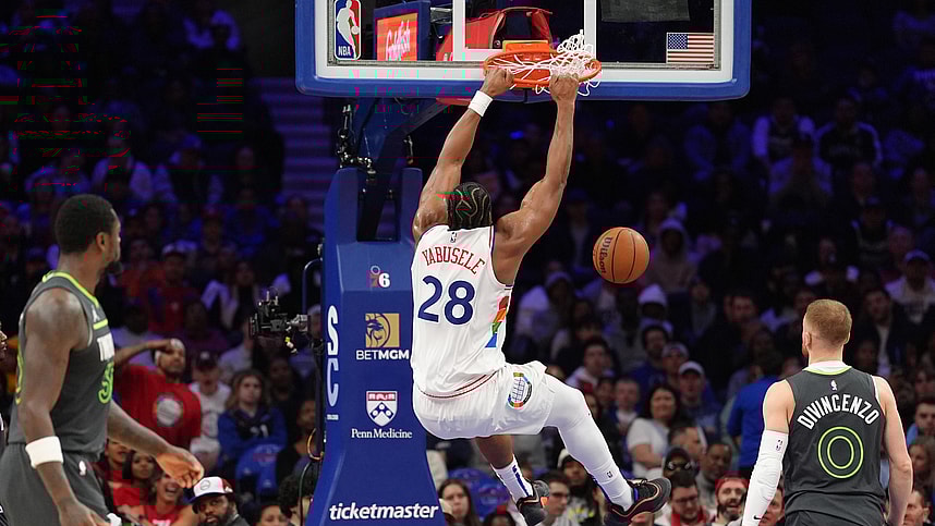 NBA: Minnesota Timberwolves at Philadelphia 76ers, knicks