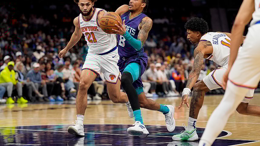 NBA: New York Knicks at Charlotte Hornets