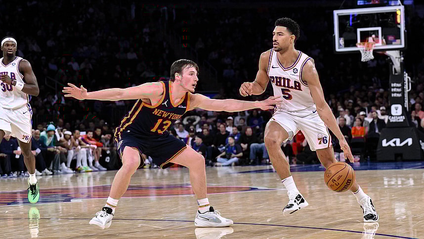 NBA: Philadelphia 76ers at New York Knicks, Tyler kolek