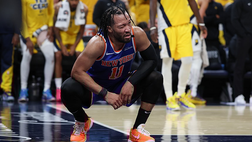 NBA: Playoffs-New York Knicks at Indiana Pacers, jalen brunson
