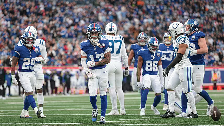 NFL: Indianapolis Colts at New York Giants, wan'dale robinson