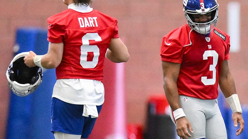 Giants, Jaxson Dart, Russell Wilson