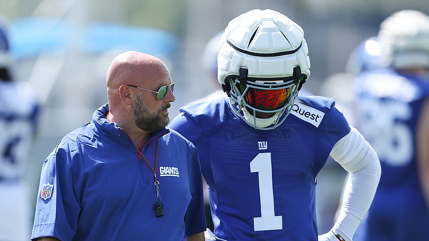 Malik Nabers, Brian Daboll, NFL: New York Giants Training Camp