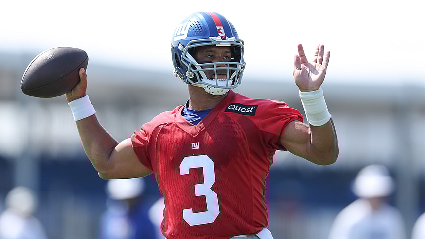 NFL: New York Giants Training Camp, russell wilson