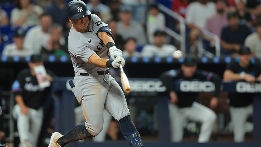 MLB: New York Yankees at Miami Marlins, anthony volpe