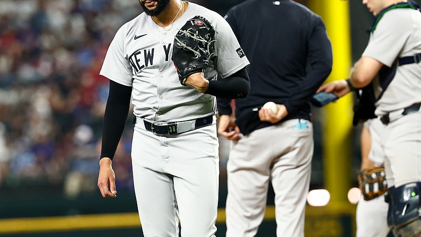 MLB: New York Yankees at Texas Rangers, Devin Williams