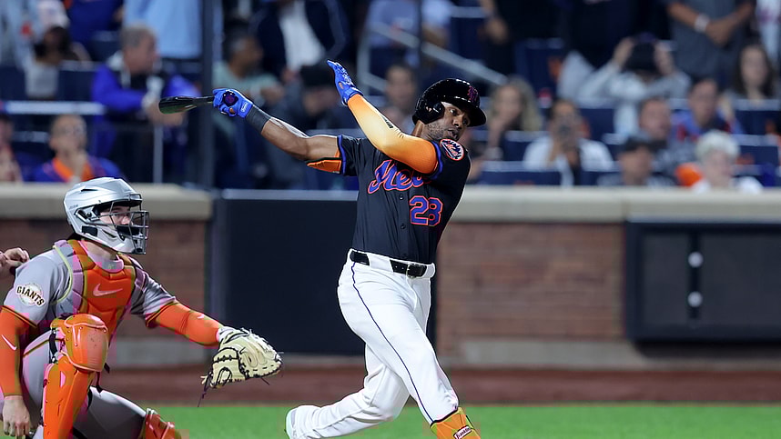 MLB: San Francisco Giants at New York Mets, cedric mullins