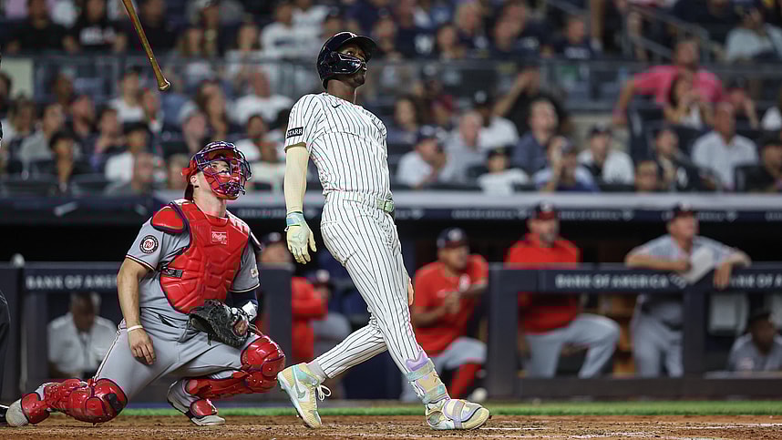 MLB: Washington Nationals at New York Yankees, jazz chisholm