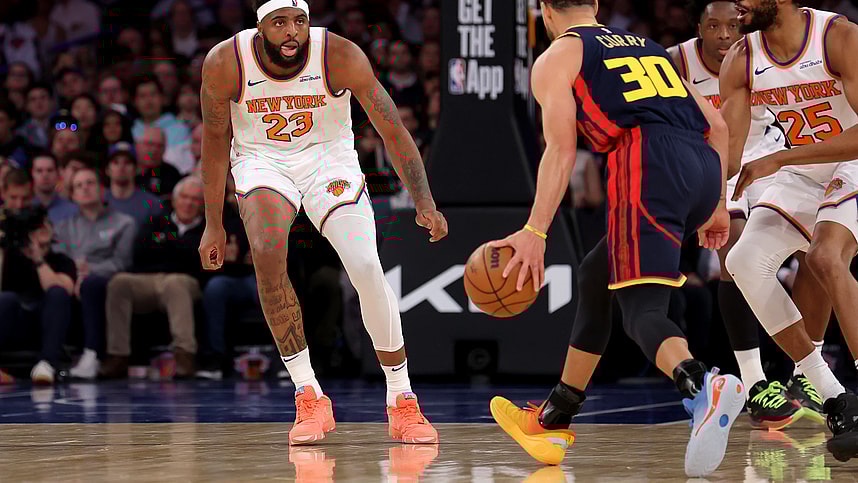 NBA: Golden State Warriors at New York Knicks