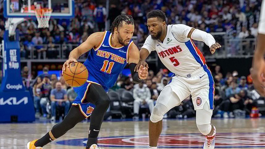 NBA: Playoffs-New York Knicks at Detroit Pistons