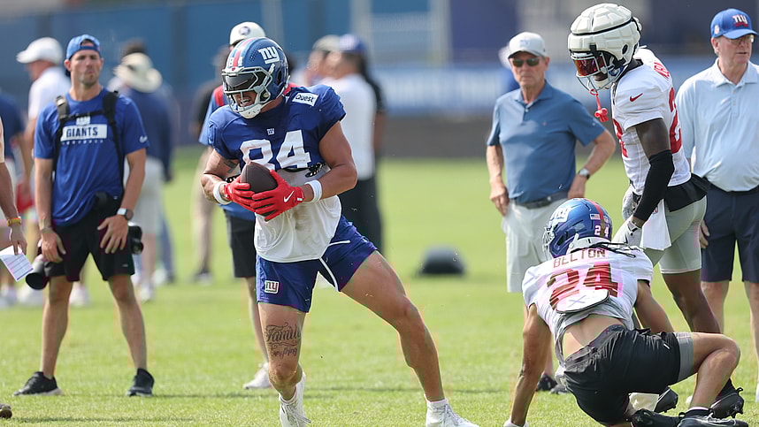 NFL: New York Giants Training Camp, Theo Johnson