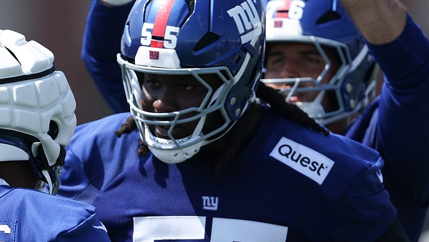 NFL: New York Giants Training Camp, james hudson
