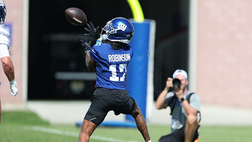 NFL: New York Giants Training Camp, wan'dale robinson
