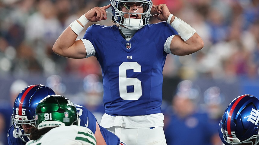 Jaxson Dart, NFL: New York Jets at New York Giants
