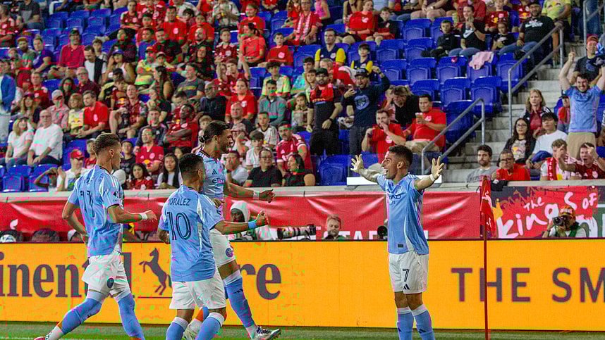 New York City FC won the Hudson River Derby | Credit: AshLeigh Addarich