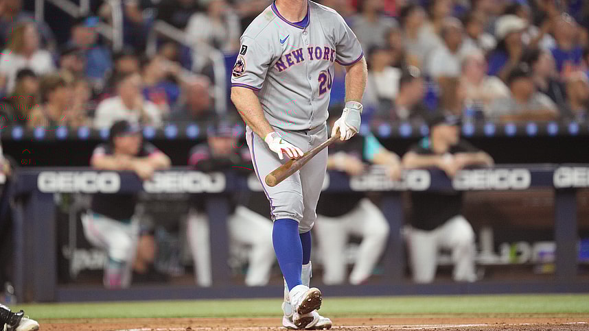 MLB: New York Mets at Miami Marlins, pete alonso, yankees