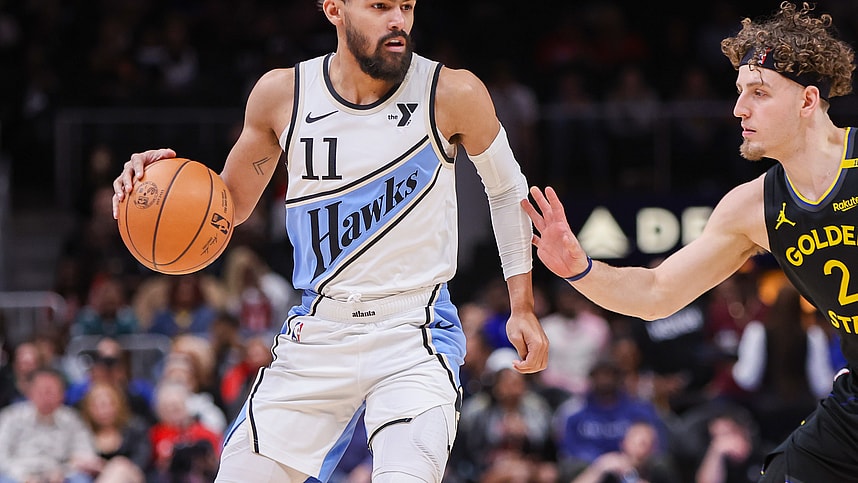 Trae Young, NBA: Golden State Warriors at Atlanta Hawks