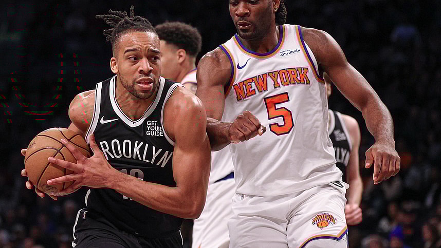 NBA: New York Knicks at Brooklyn Nets