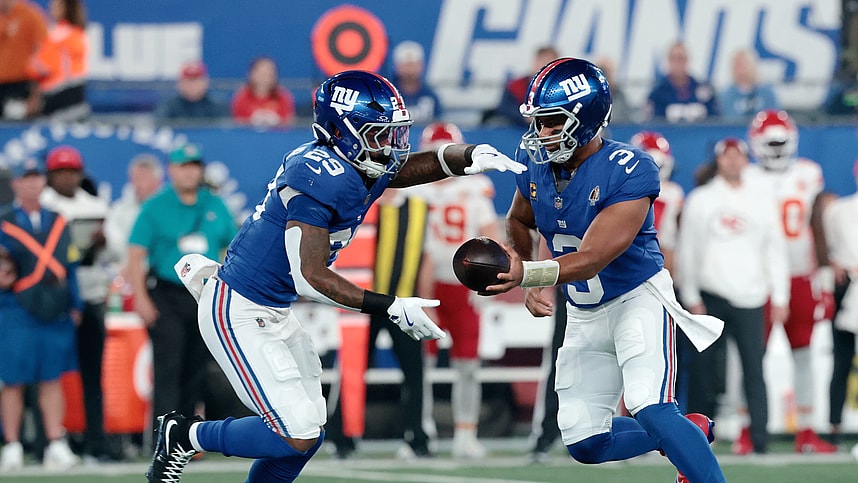 NFL: Kansas City Chiefs at New York Giants, tyrone tracy