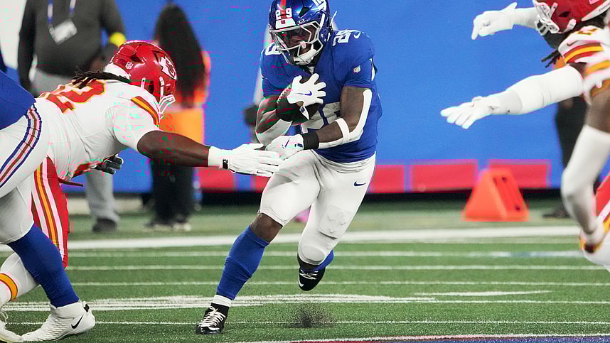 NFL: Kansas City Chiefs at New York Giants, tyrone tracy