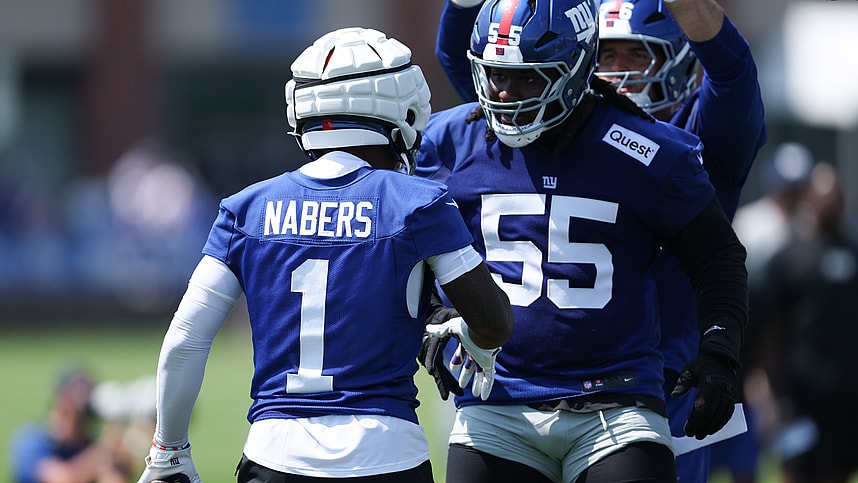 NFL: New York Giants Training Camp, james hudson