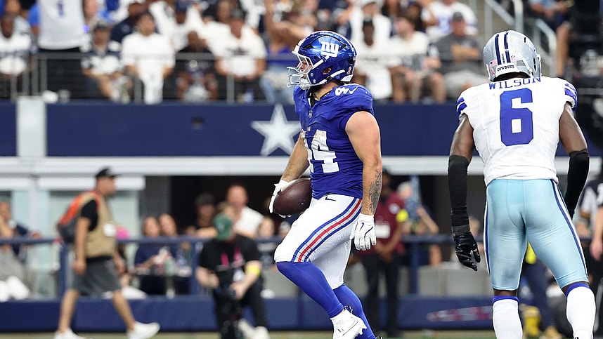 NFL: New York Giants at Dallas Cowboys, cam skattebo