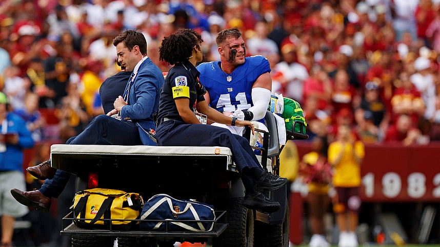 Micah McFadden, NFL: New York Giants at Washington Commanders