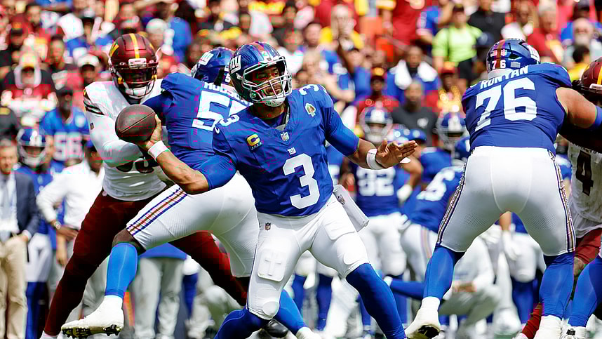 NFL: New York Giants at Washington Commanders, russell wilson