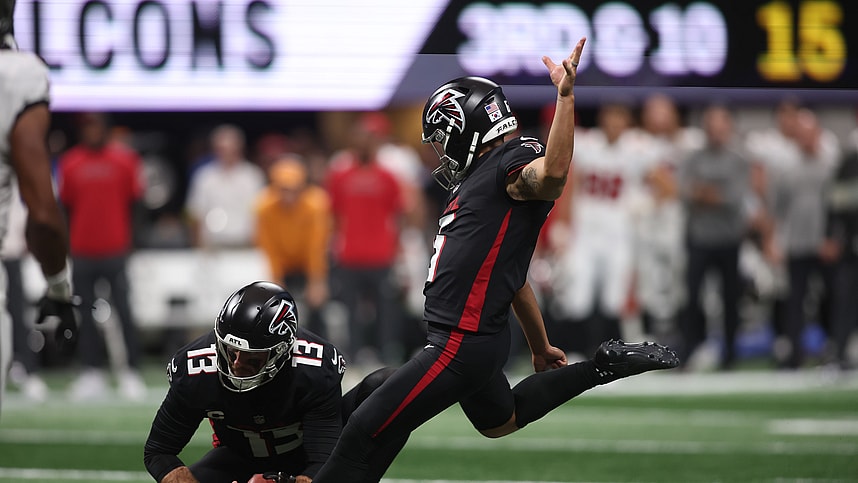 NFL: Tampa Bay Buccaneers at Atlanta Falcons,younghoe koo, new york giants