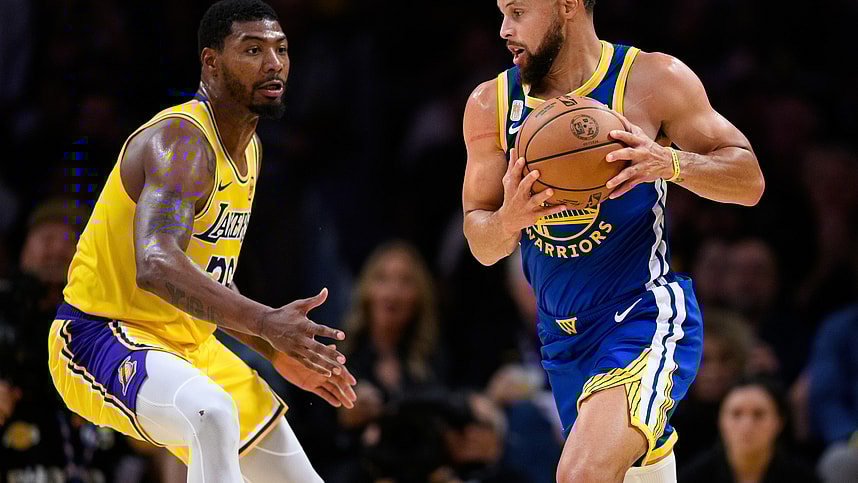 Stephen Curry, NBA: Golden State Warriors at Los Angeles Lakers