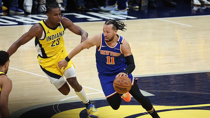 NBA: Playoffs-New York Knicks at Indiana Pacers, jalen brunson