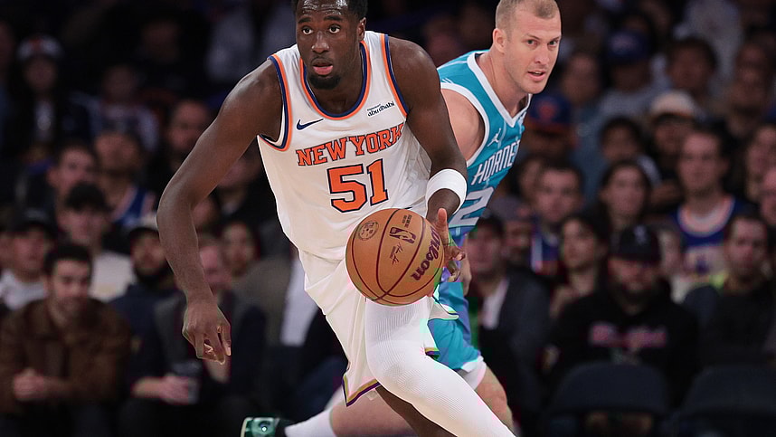 NBA: Preseason-Charlotte Hornets at New York Knicks, Mohamed Diawara
