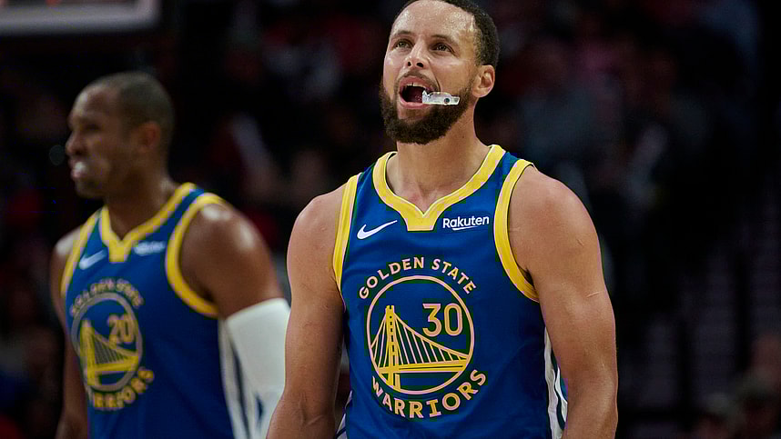 Stephen Curry, NBA: Preseason-Golden State Warriors at Portland Trail Blazers