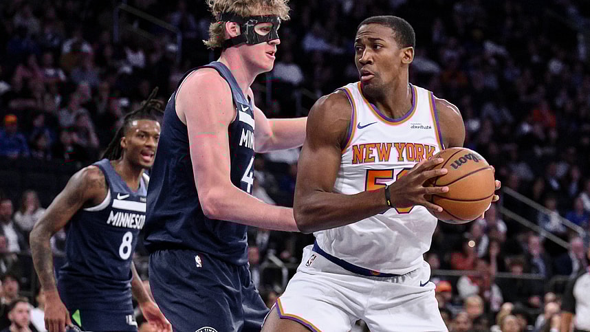 NBA: Preseason-Minnesota Timberwolves at New York Knicks, Trey Jemison III