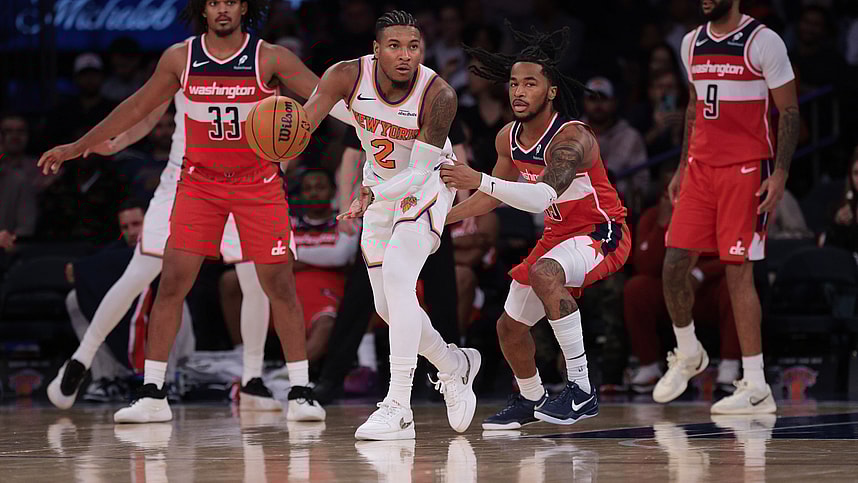 NBA: Preseason-Washington Wizards at New York Knicks, miles mcbride