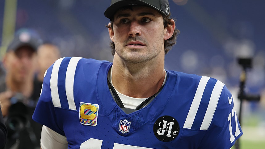 Daniel Jones, Giants, NFL: Las Vegas Raiders at Indianapolis Colts