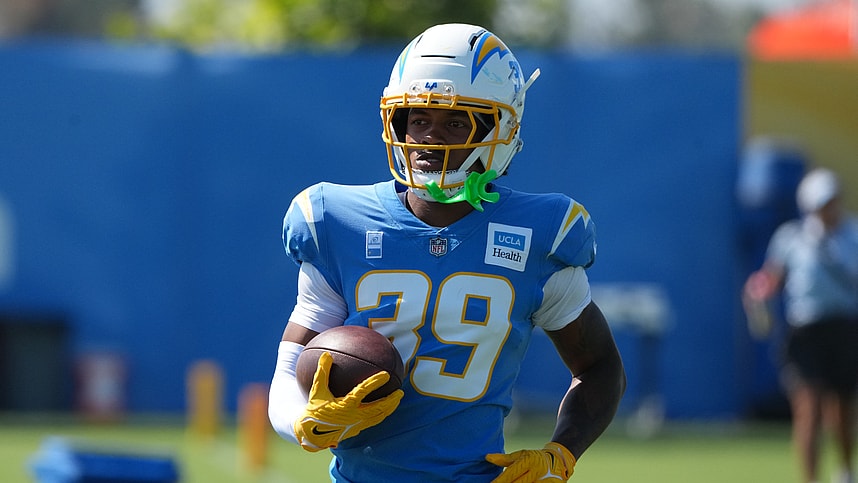 Giants, Jaylen Johnson, NFL: Los Angeles Chargers Training Camp