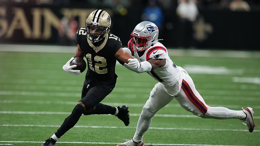 NFL: New England Patriots at New Orleans Saints, chris olave, new york giants