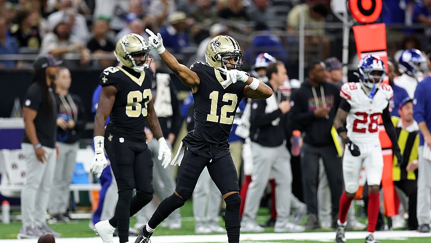 NFL: New York Giants at New Orleans Saints, new york giants, chris olave