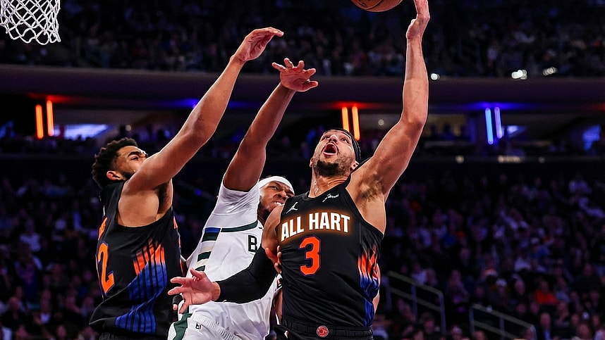 NBA: Milwaukee Bucks at New York Knicks, josh hart