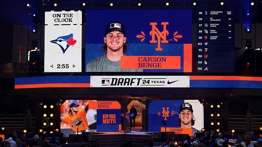 MLB: Draft, mets, carson benge