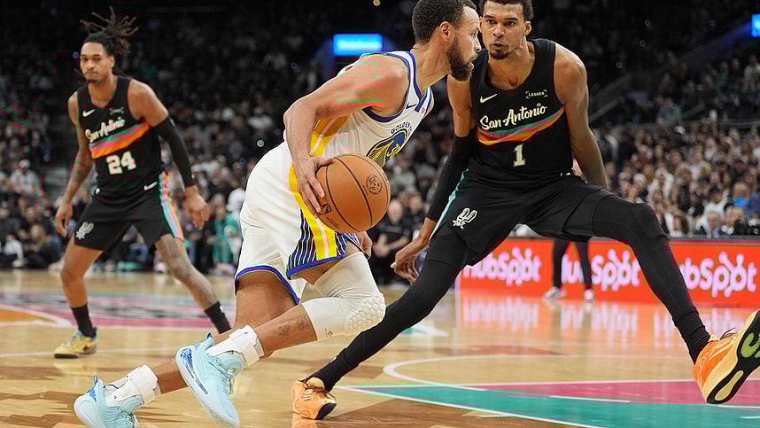 NBA: Golden State Warriors at San Antonio Spurs