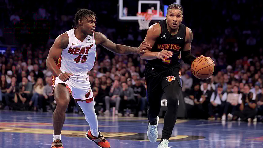 NBA: Miami Heat at New York Knicks, miles mcbride