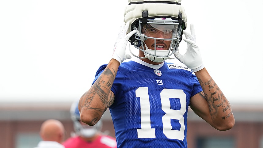 Isaiah Hodgins, NFL: New York Giants Training Camp