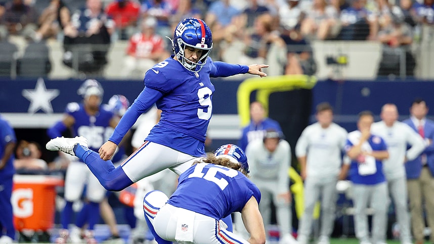 Graham Gano, NFL: New York Giants at Dallas Cowboys