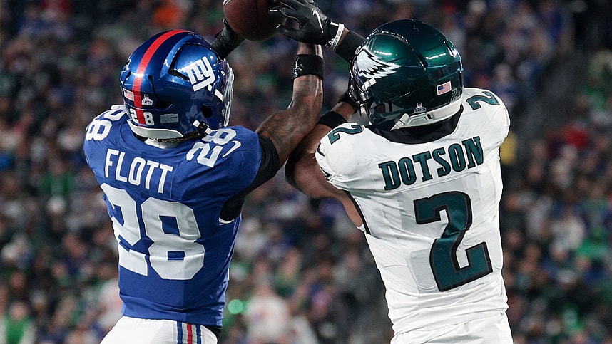 Cor'Dale Flott, NFL: Philadelphia Eagles at New York Giants
