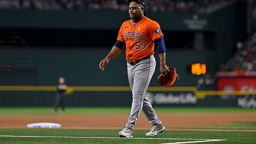 MLB: Houston Astros at Texas Rangers, framber valdez, mets