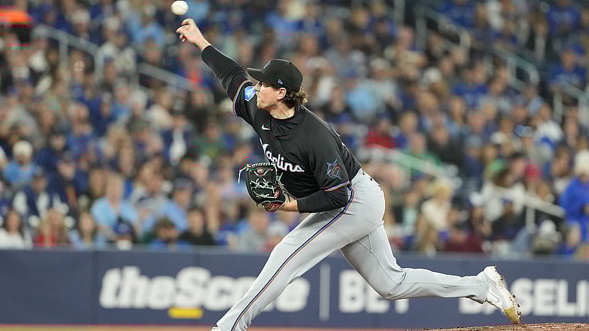 MLB: Miami Marlins at Toronto Blue Jays, Mike Baumann, mets