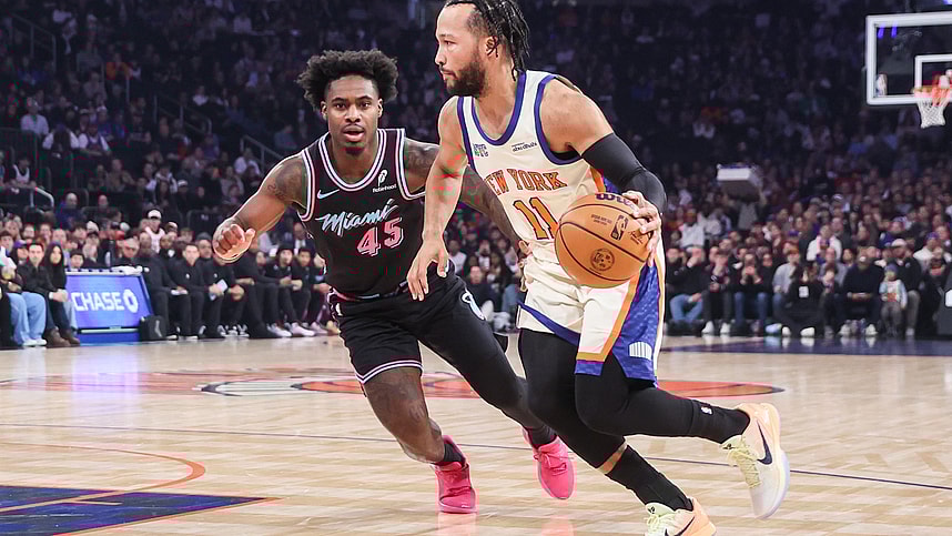 NBA: Miami Heat at New York Knicks