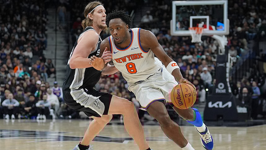 NBA: New York Knicks at San Antonio Spurs